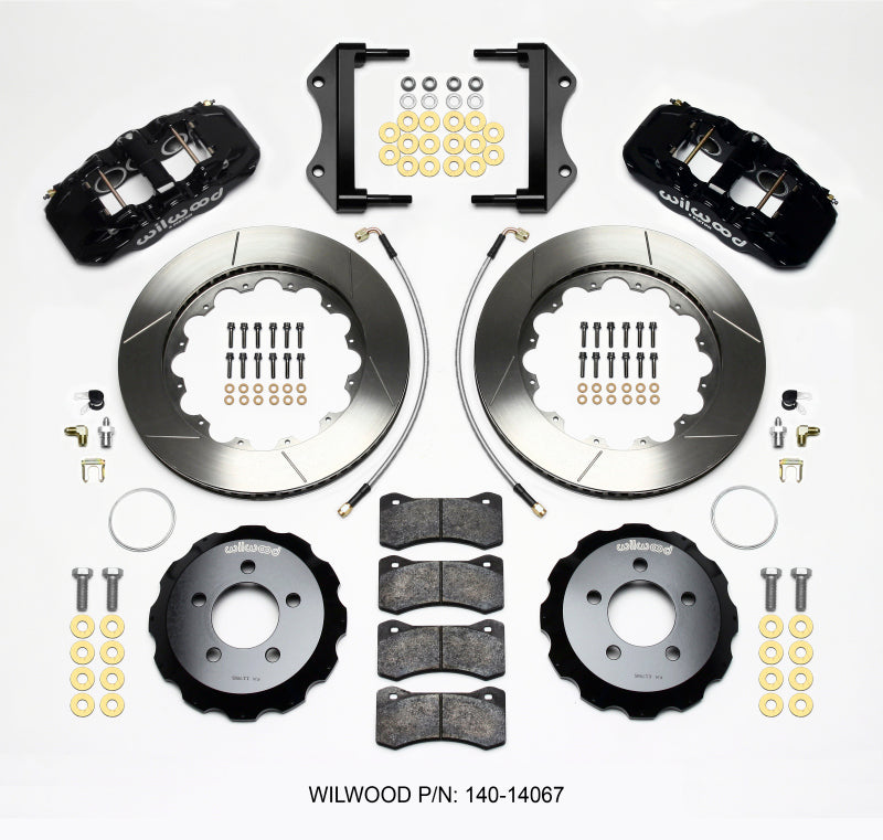 Wilwood AERO6 Front Hat Kit 14.25 2014-Up Challenger w/Lines 140-14067