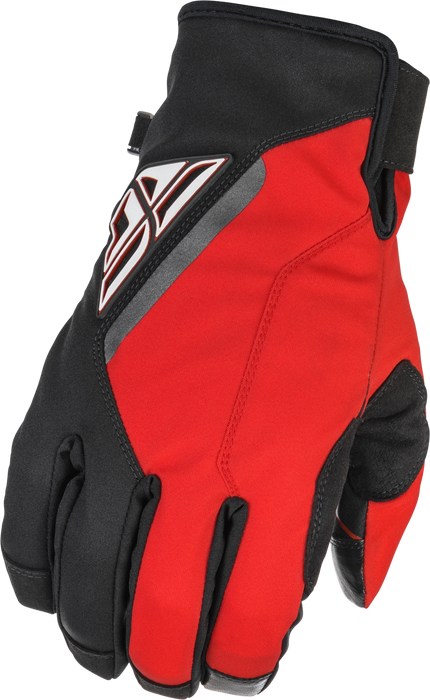 Fly Racing 2022 Adult Title Gloves (Black/Red, 3X-Large)