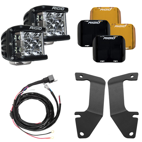 RIGID 14-20 Fits Toyota Tundra A-Pillar Light Kit (Includes D-SS Flood) 46705