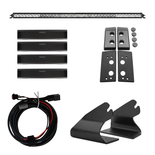RIGID 2021 Fits Ford Bronco Roof Line Light Kit (Incl. SR spot/flood Combo Bar) 46724