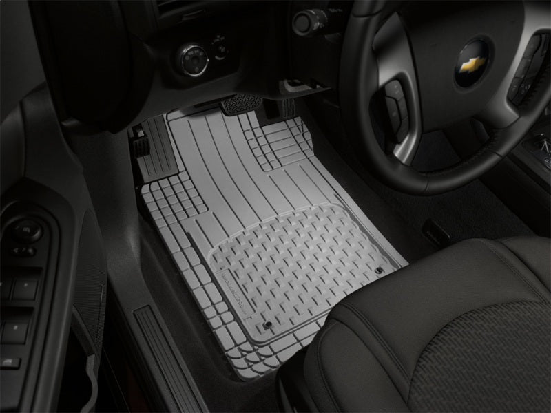 WeatherTech Trim-to-Fit Floor Mat - Semi Universal Vehicle Mats - 1st & 2nd Row 3-Piece Set (Grey)