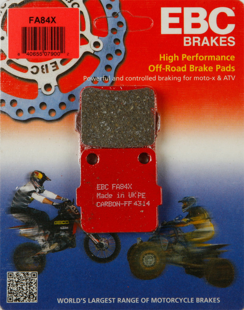 EBC Brakes X-Series Carbon Brake Pads Fits Honda CRF150F 2017 FA84X