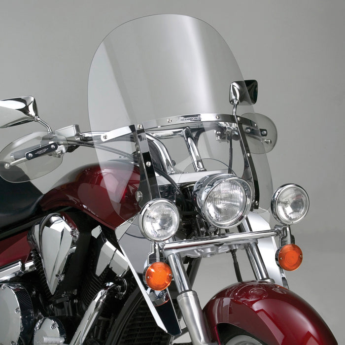 National Cycle Switchblade 2-Up Windshield (Clear) Compatible with 04-09 Kawasaki VN2000A