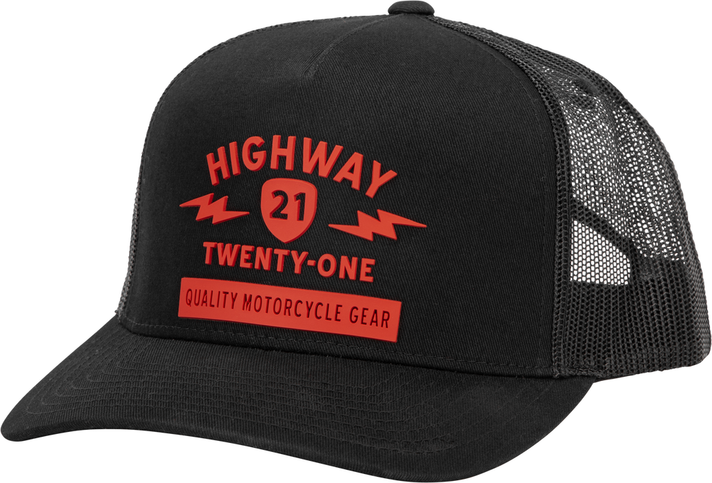 Highway 21 Spark Hat Black/Red 489-2007