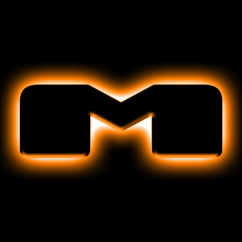 ORACLE Lighting Universal Illuminated LED Letter Badges Matte Blk Surface Finish M SEE WARRANTY 3141-M-005