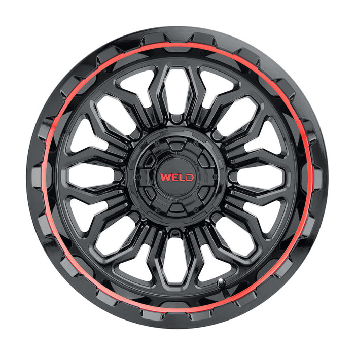 Weld Racing 20X10 Flare Wheel, 6X135, Black Milled W14000098475