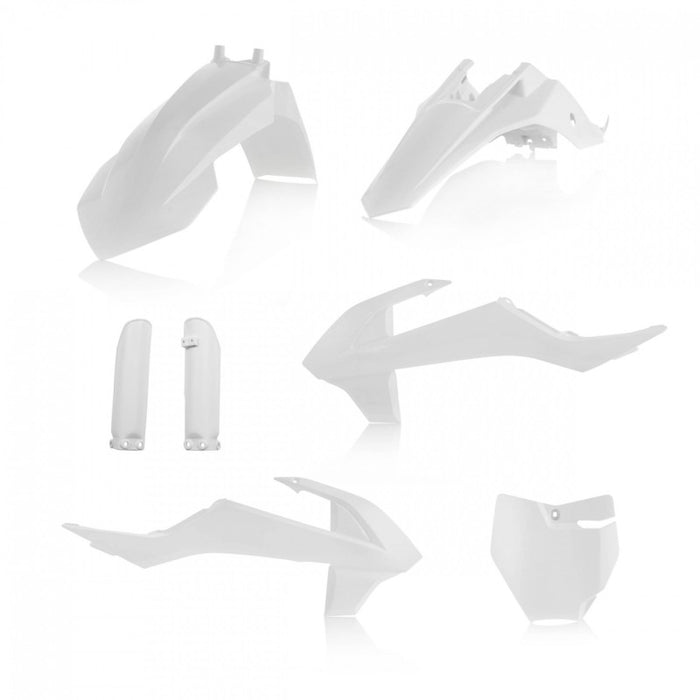 Acerbis Full Replacement Body Plastics Kit, White 2791520002