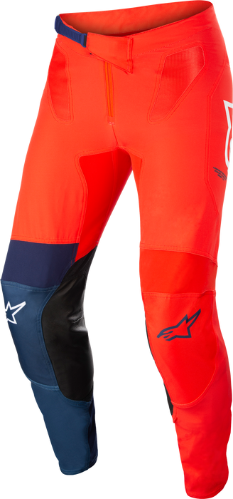 Alpinestars Supertech Blaze Pants Bright Red/Drk Blue/Wht Sz 36 482-970136