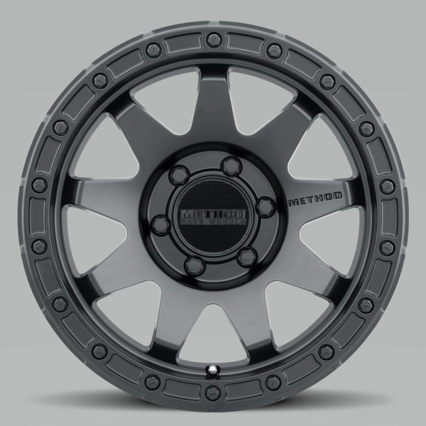 Method MR317 18x9 +3mm Offset 6x5.5 106.25mm CB Matte Black Wheel MR31789060503
