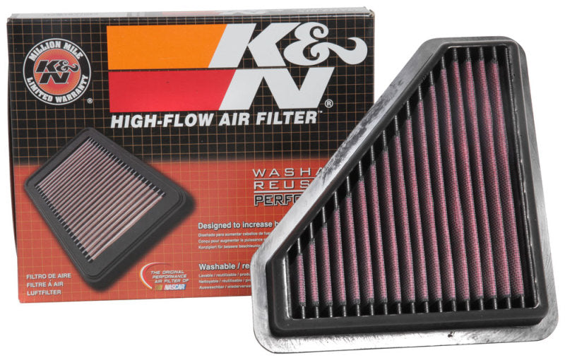 K&N Engine Air Filter: High Performance, Premium, Washable, Replacement Filter: Compatible With 2012-2017 Honda (Civic Ix), 33-3124