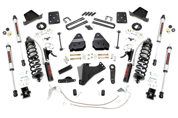 Rough Country 4.5 Inch Lift Kit W/O Overloads C/O V2 Fits Ford F-250/F-350 Super Duty (08-10) 47858