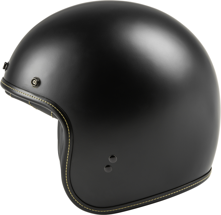 Highway 21 Motorcycle .38 Open Face Helmet (Matte Black, X-Small)