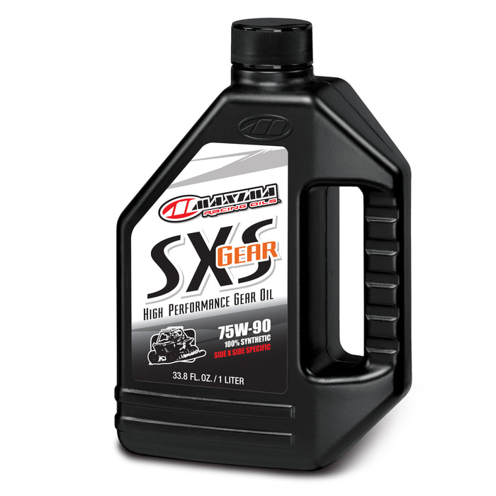 Maxima Racing Oils 40-48901 SXS 75w90 Full Synthetic Gear Oil 1L Bottle