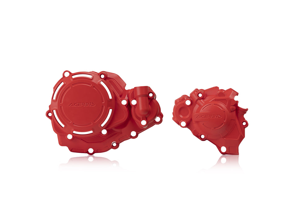 Acerbis X-Power Engine Cover Kit (RED) For 19-20 HONDA CRF450R