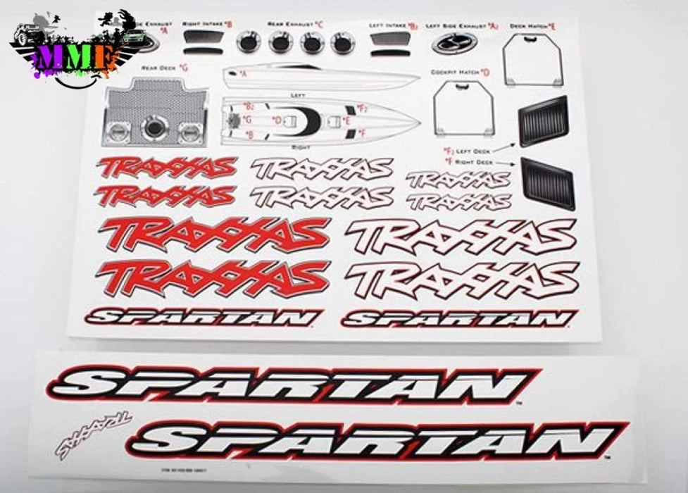 Traxxas Spartan Decal Sheet 5713