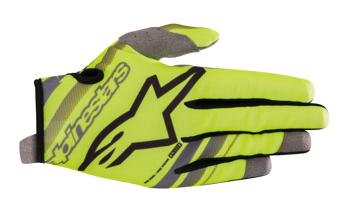 Alpinestars Youth Radar Gloves Yellow/Black Y2Xs 3541819-551-XXS