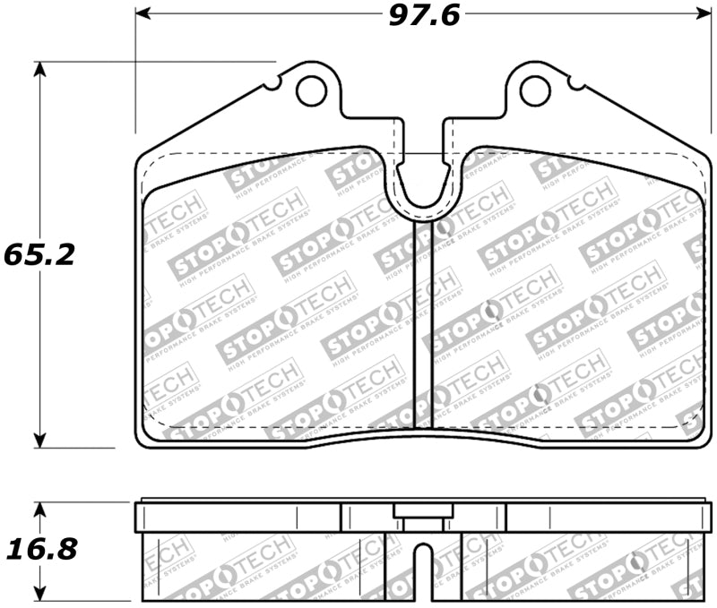 StopTech Street Touring Pad 308.0608