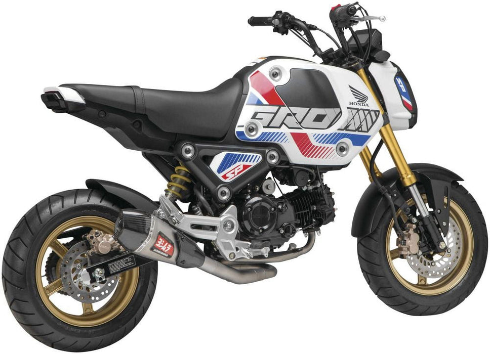Yoshimura RS-9T Stainless Race Full System Exhaust with Carbon Fiber End Cap For Honda Grom 125 2022