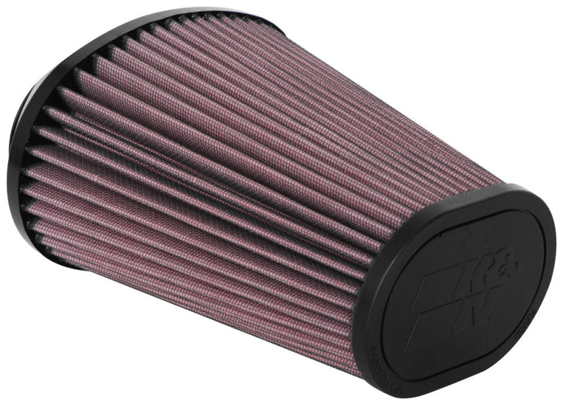 K&N Universal Clamp-On Air Filter: High Performance, Premium, Washable, Replacement Filter: Flange Diameter: 2.844 In, Filter Height: 7.5 In, Flange Length: 4.35 In, Shape: Oval Tapered, Ru-5063 RU-5063