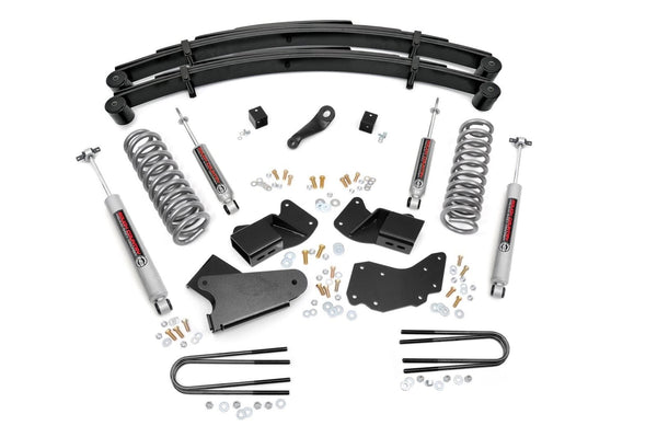 Rough Country 4 Inch Lift Kit Rear Springs Fits Ford Bronco Ii 4WD (1984-1990) 48530