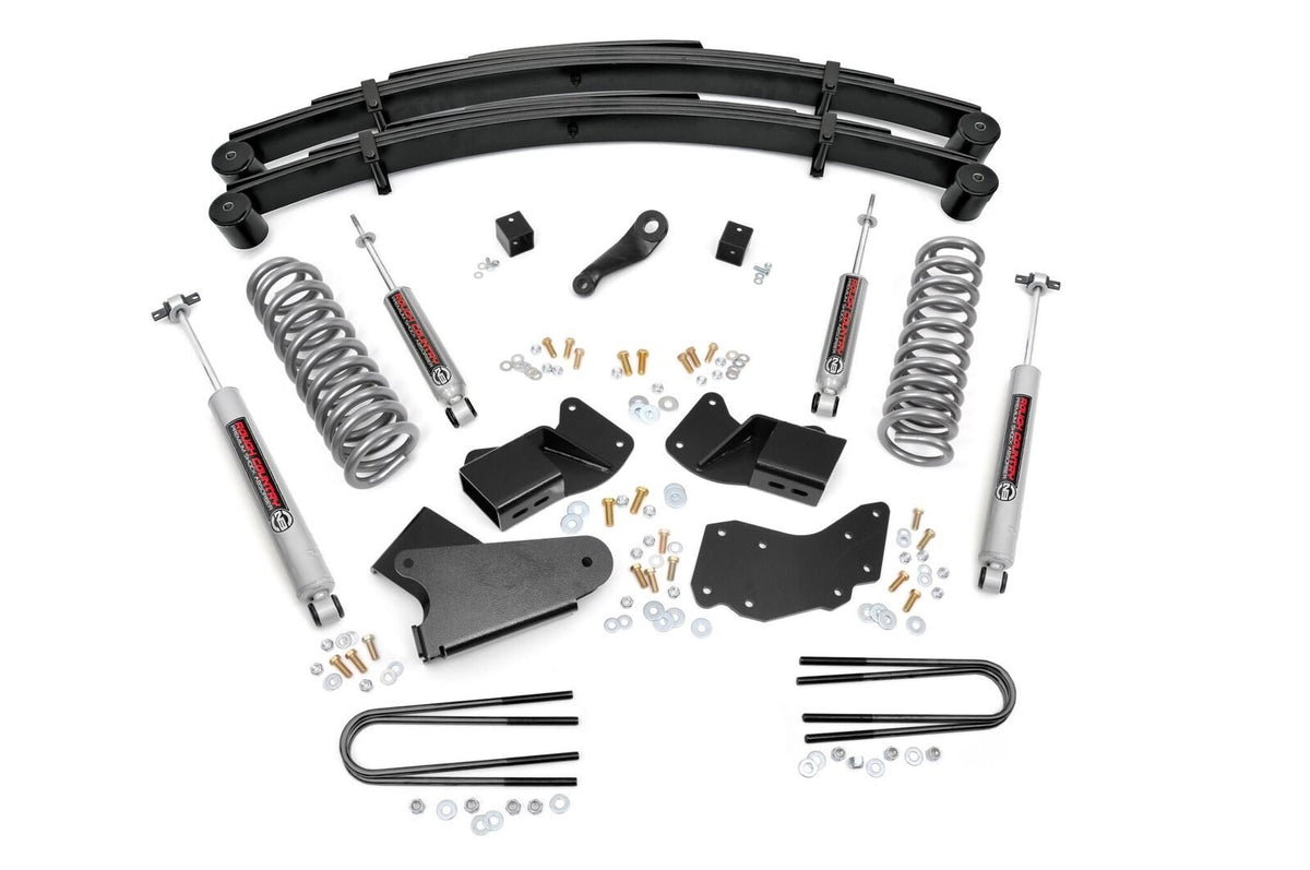 Rough Country 4 Inch Lift Kit Rear Springs Fits Ford Ranger 4WD (1983-1997) 48030