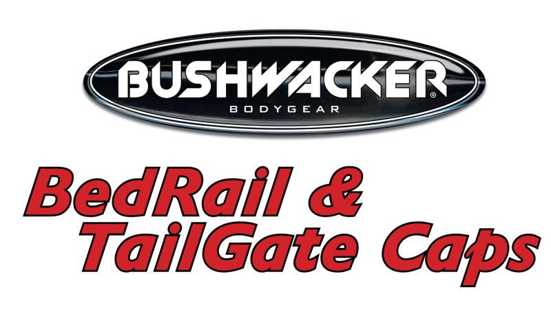 Bushwacker 94-03 Chevy S10 Fleetside Bed Rail Caps 73.1in Bed Does Not Fit Flareside Black 48514