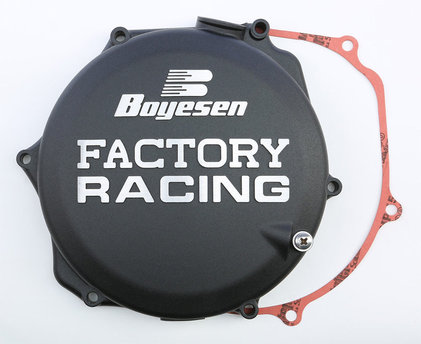 Boyesen Factory Racing Clutch Cover Black CC-26AB
