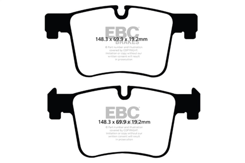 EBC 11-17 BMW X3 F25 2.0T Bluestuff Front Brake Pads DP52105NDX