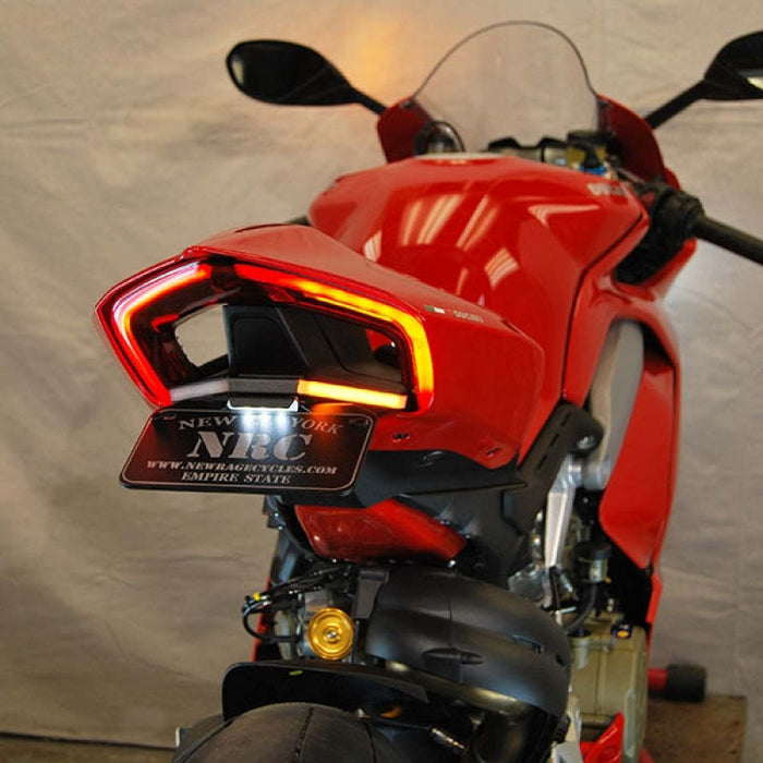 New Rage Cycles Fits Ducati Streetfighter V2 V4 Tail Tidy Nrc Fender Eliminator Led Indicator + Plate SF-FE
