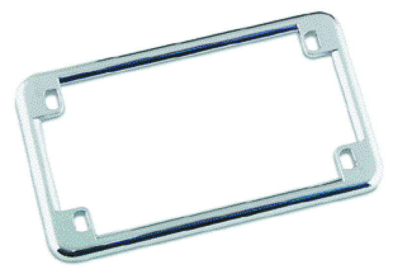 Bikers Choice Chrome License Plate Frame 6 3/4 X 3 3/4 Custom 492499