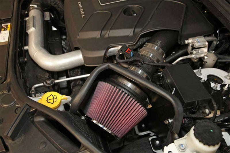 K&N 57-1570 Fuel Injection Air Intake Kit for JEEP CHEROKEE V6-3.0L TURBO DSL 2014-2016