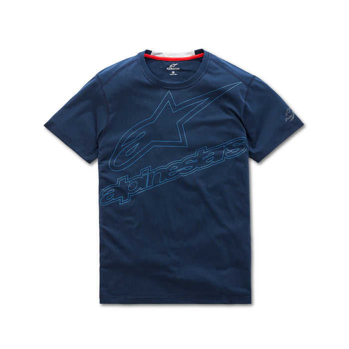 Alpinestars Velocity Ride Tee Navy Sm 1038-73010-70-S