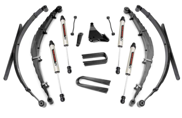 Rough Country 6 Inch Lift Kit Rear Springs V2 Fits Ford F-250/F-350 Super Duty (1999) 49270