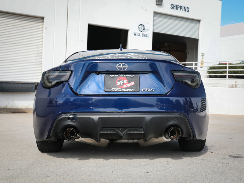 aFe Takeda Exhaust Axle-Back 13-15 Scion FRS / Subaru BRZ 304SS Carbon Fiber Dual Tips Exhaust 49-36023-C