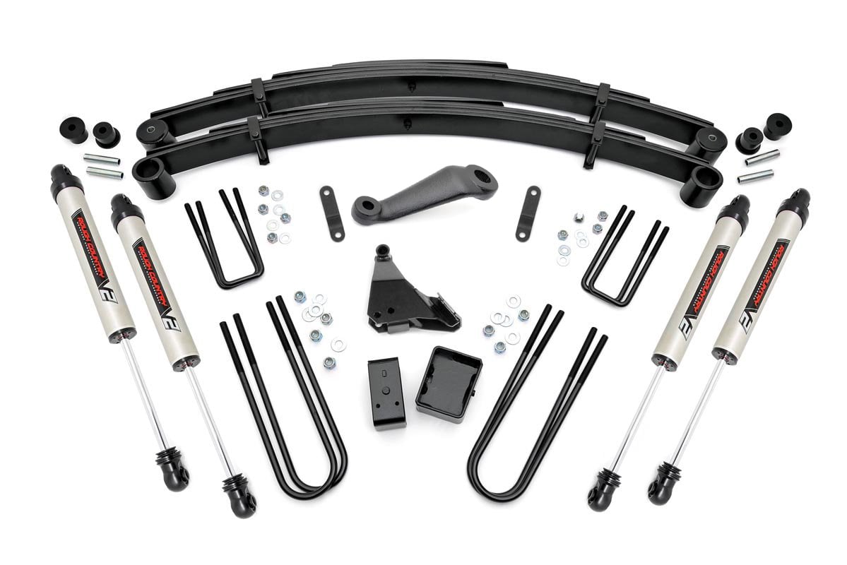 Rough Country 6 Inch Lift Kit Rear Blocks V2 Fits Ford F-250/F-350 Super Duty (99-04) 49670