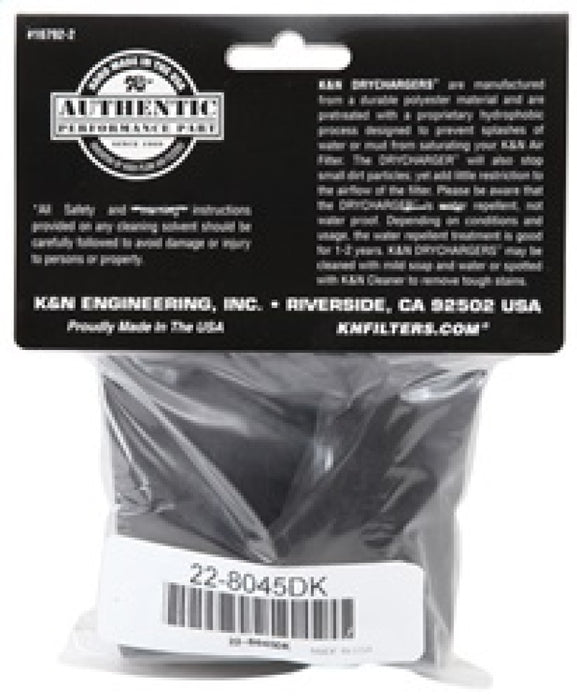 K&N 22-8045Dk Black Drycharger Filter Wrap For Your Ru-1000 Filter 22-8045DK