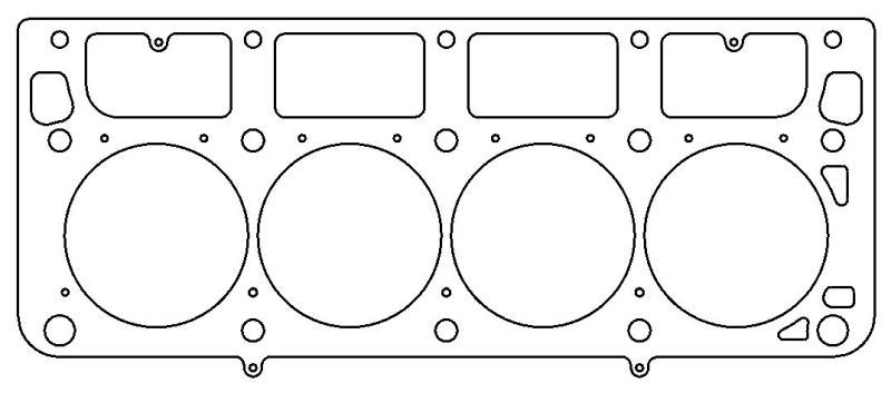 Cometic GM LS1 (w/M.I.D. Sleeves) 4.165 inch Bore .066 inch MLS-5 Headgasket C5790-066