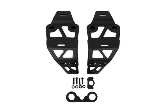 DV8 Offroad 20-22 compatible with Jeep JL 392/ compatible with Jeep JT Mojave Edition Dual Pod Light Mounts LBJL-06