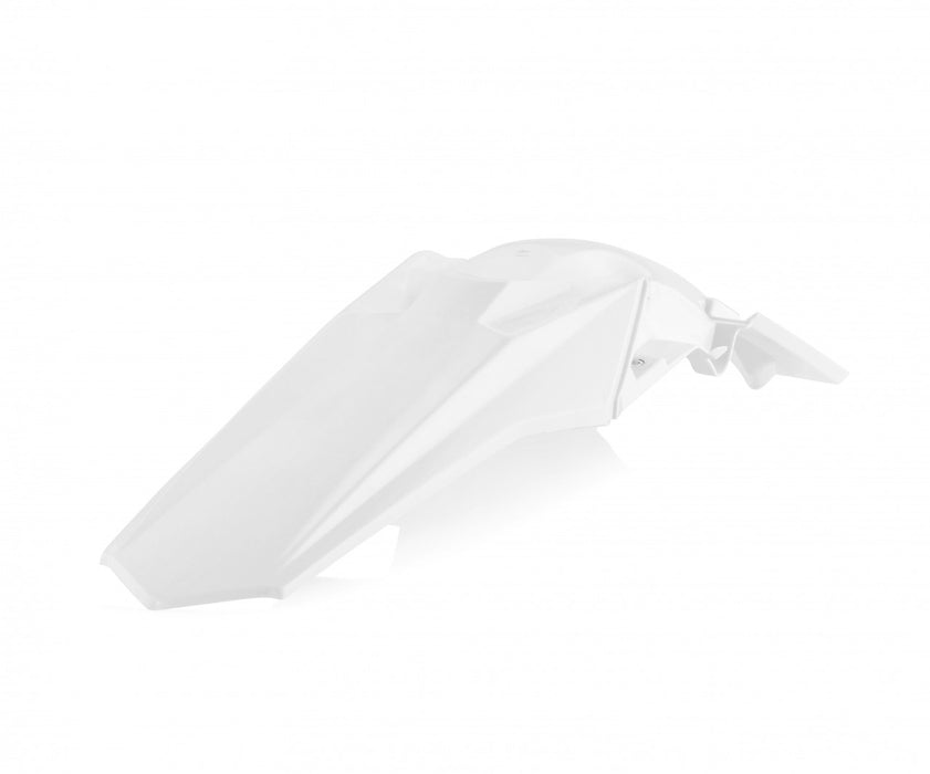 Acerbis Rear Fender (White) Compatible With 18-19 SUZUKI RMZ450