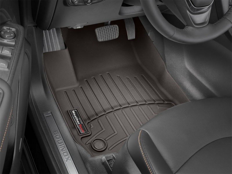 WeatherTech 2019+ Compatible with Dodge Ram 1500 Crew Cab/Quad Cab w/1st Row Bench Seats Front FloorLiner Cocoa 4714301