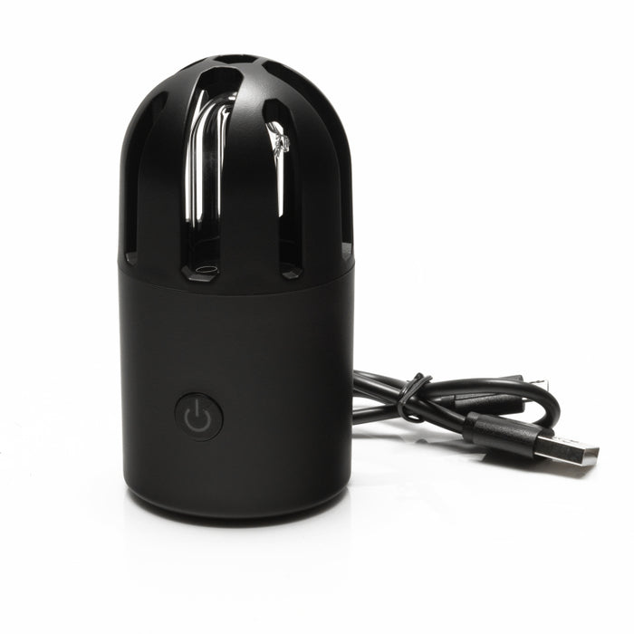 Oracle 3W UV-C Mini Sterilization Lamp- Portable UVGI Disinfection Device (Black) Black 3W-UV-CB