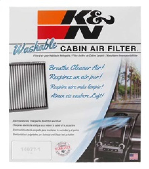 K&N Cabin Air Filter: Washable and Reusable: Designed For Select 2015-2018 Hyundai Sonata Vehicle Models, VF2058
