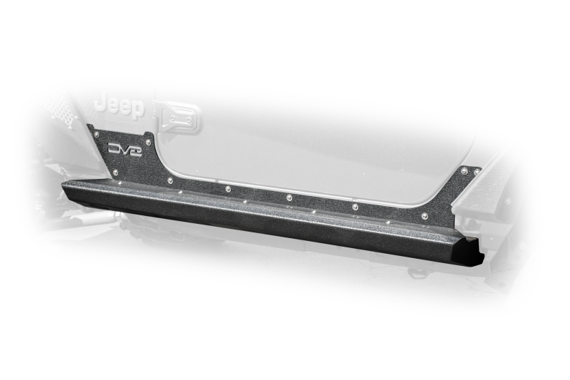 Dv8 Offroad Rock Sliders Srjl-2618+ Jeep Jl 2-Door Rock Slider With Rock Skin SRJL-26