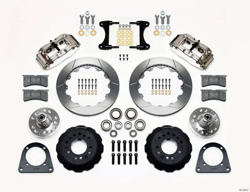 Wilwood Narrow Superlite 6R Front Hub Kit 12.88in Polished TCI-IFS 71-78 (Pinto Based) 140-13224-P