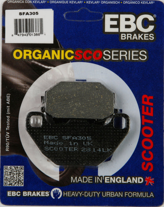 EBC Brakes SFA305 Standard Scooter Brake Pad