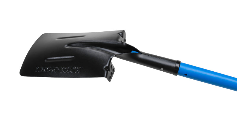 Rhino-Rack Stainless Steel Square Mouth Shovel Orange Handle/Grey Grip 43123