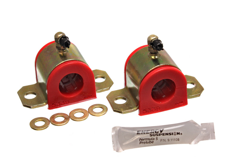 Energy Suspension 03-06 Toyota Corolla/Matrix Red 24mm Front Sway Bar Bushing Set (Greaseable Frame Fits select: 2004 TOYOTA COROLLA CE/LE