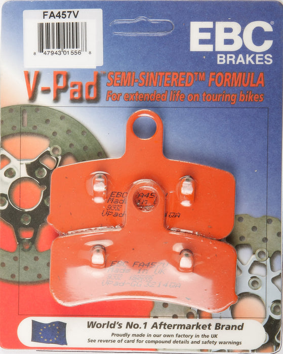 EBC Brakes FA457V Semi Sintered Disc Brake Pad