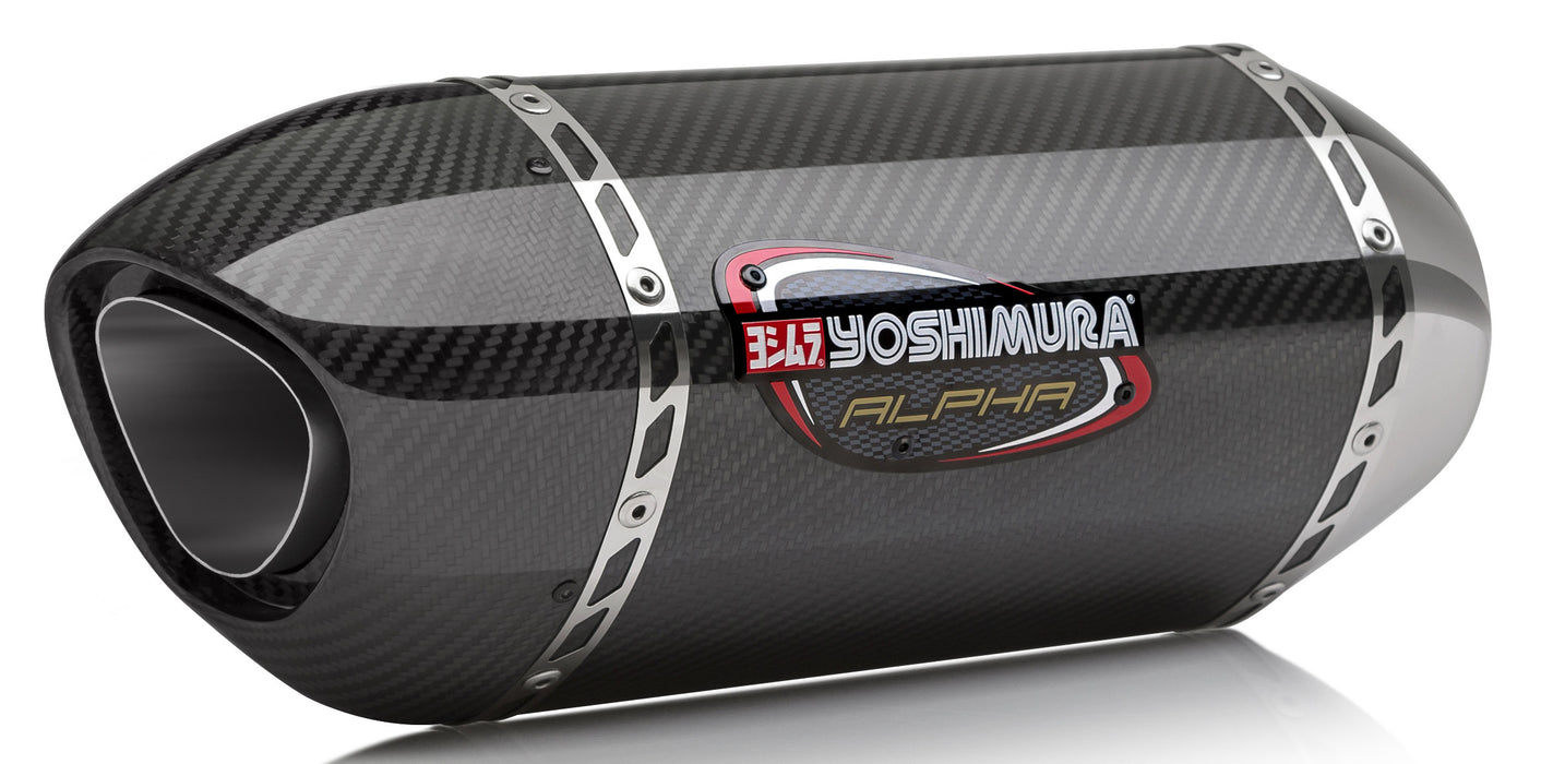 Yoshimura 960-1454 Exhaust Signature Alpha Slip-On Ss-Cf-Cf