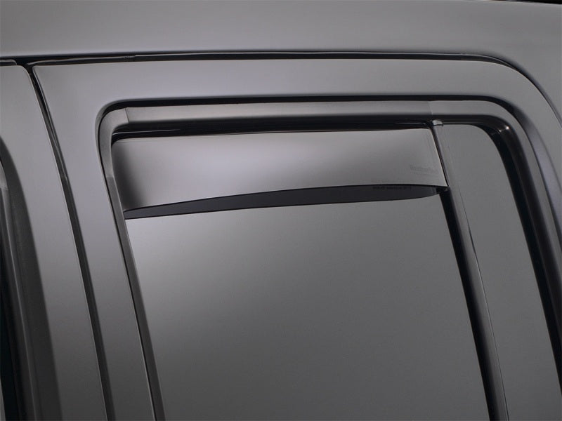 WeatherTech 02+ Mercedes-Benz G-Class (W463) Rear Side Window Deflectors Dark Smoke 81310